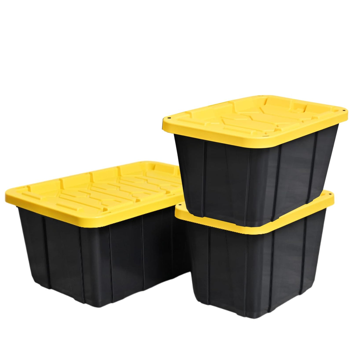 Italhome Combo de 3 Cajas De Plástico Italhome Capacidad 102 L Y 42 L