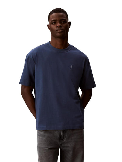 Calvin Klein Playera de Hombre - G - Mezclilla oscura