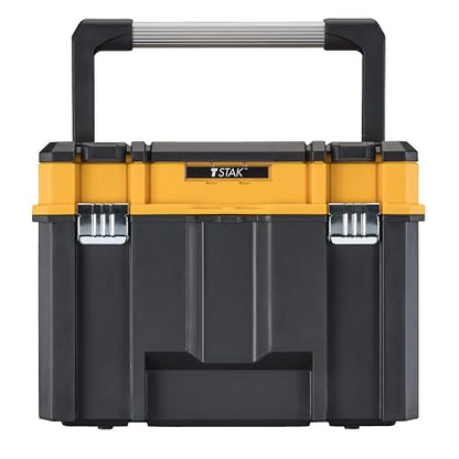 DEWALT Caja de herramientas, 18" (45cm), sistema modular apilable, caja organizadora profunda (DWST17814)