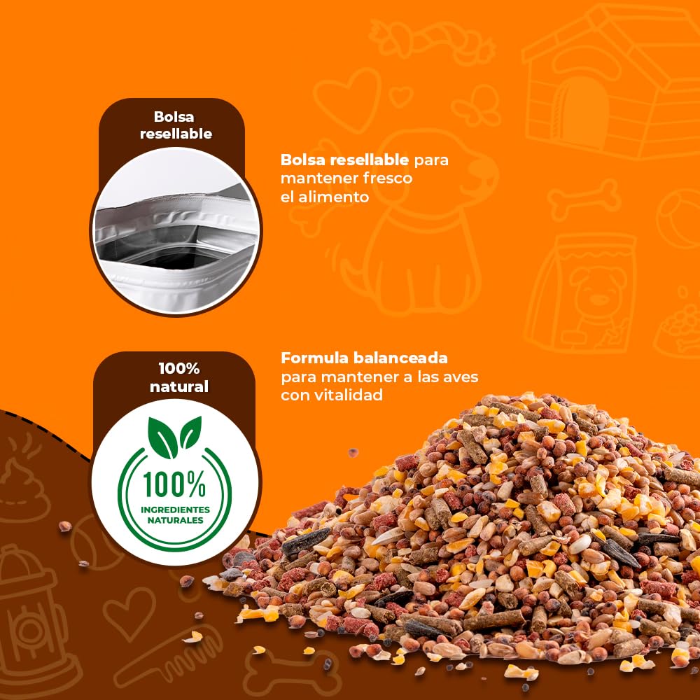 Red Kite Mezcla DE Semillas P/Canarios Y Finches 500 G (Paquete de 2)