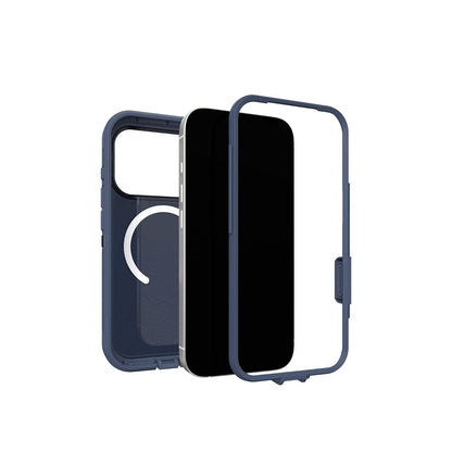 OtterBox - Funda Transparente para iPhone 17 Pro Defender Series Pro XT - Offgrid - Azul - Funda Resistente y Duradera para iPhone a presión