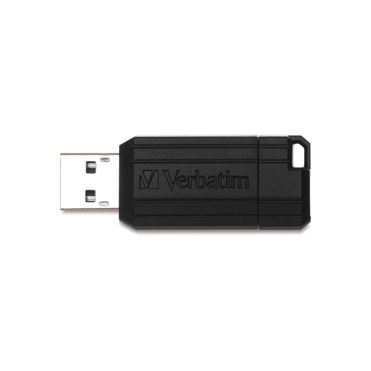 Verbatim Pinstripe Memoria USB 2.0 de 16 GB, Diseño Retráctil sin Tapa.