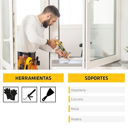 Sika - Sellador de Juntas Elástico Sikaflex 1A Purform - Poliuretano de Alto Desempeño - Ideal para Juntas con Alto Movimiento -Uso Interior y Exterior - Gris - Cartucho 300 ml
