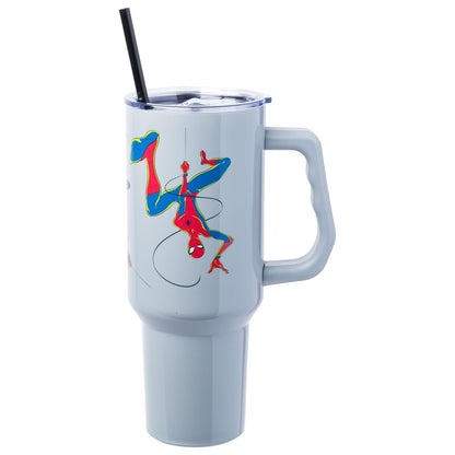 Silver Buffalo Vaso Térmico Care Bears, Acero Inoxidable, 40 oz - Gris, multi