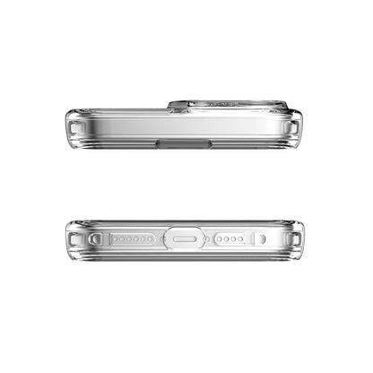 Avana Ice Funda con MagSafe Compatible con iPhone 15 Pro MAX, Resistente a Caídas de 3m, Bisel Elevado, Protección Antimicrobiana - Transparente