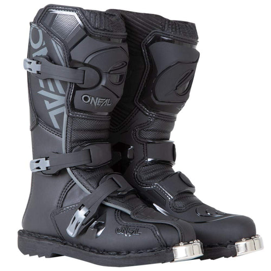 O'Neal Element Botas Juveniles para Motocross, Negro, Talla K13