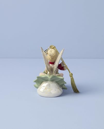 Lenox Ornament, Adorno de Trineo de Campanilla 2025, Porcelana con Detalles Dorados, cordón Colgante para decoración de árbol de Navidad, Decoraciones de Navidad, decoración de día Festivo, diseño de