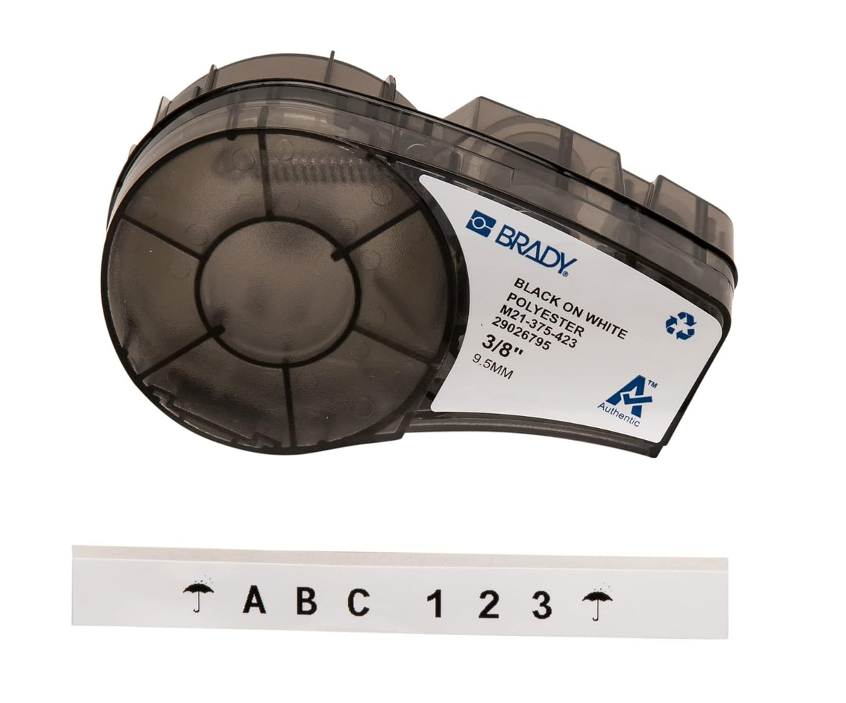 Brady Cinta de Etiquetas de Poliéster B-423 para BMP21/PAL/LABPAL - M21-375-423 - .375"
