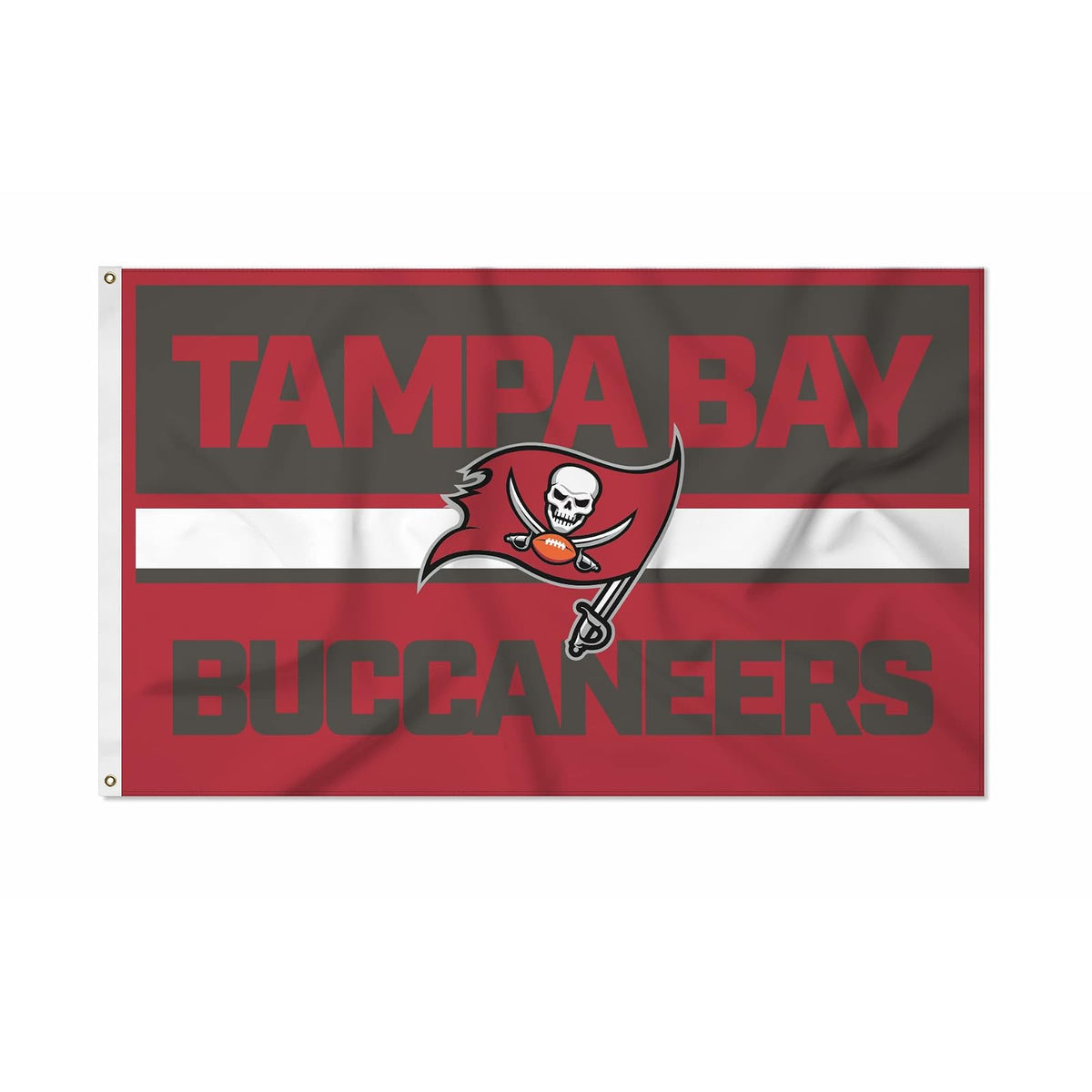 Rico Industries NFL - Bandera de fútbol de Tampa Bay Bold de 3 x 5 pies, bandera de una sola cara, interior o exterior, decoración del hogar