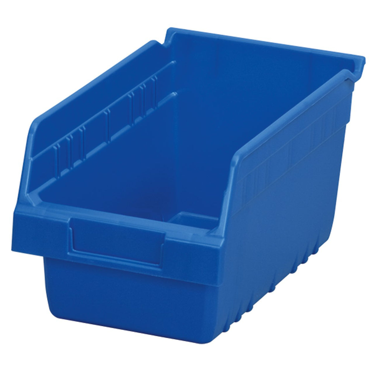 Akro-Mils 30090 ShelfMax Plastic Nesting Shelf Bin Box, 12-Inch Length x 6-Inch Width x 6-Inch Height, Case of 10, Blue