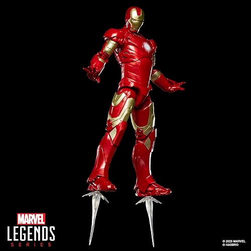 Avengers Marvel Legends Serie Mark III Iron Man Figura de Acción Articulada