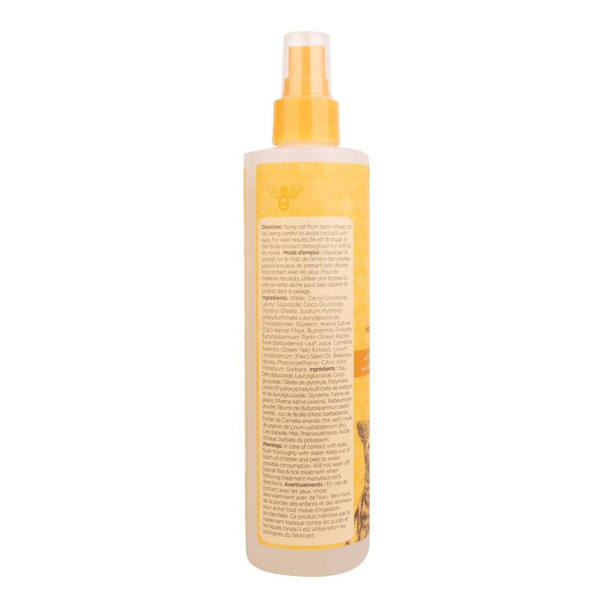 Burt's Bees Spray Reductor de Caspa para Gatos, Fórmula Calmante, 296 ml, Sin Fragancia Fuerte