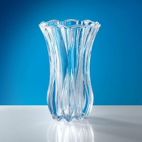 Celebrations by Mikasa - Jarrón, diseño de Flores de Vidrio, Transparente, 30.48 cm (12 Pulgadas), 1