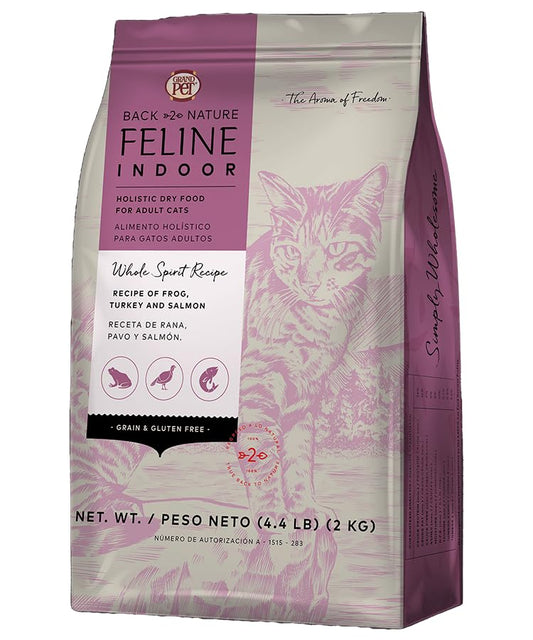 GrandPet Back to Nature Alimento Gato Interior, Natural, 2 Kg