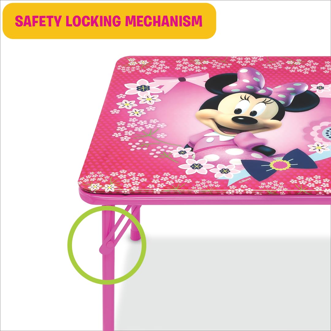 Disney - Minnie Mouse Blossoms & Bows Jr. Set de mesa de actividades con 1 silla