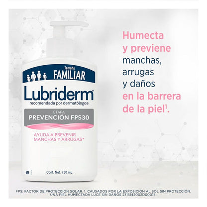 LUBRIDERM Prevención Crema Corporal 750 ml