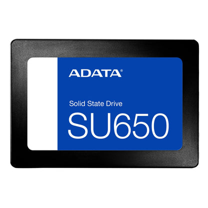 ADATA SSD 256GB 2.5" QLC 3D, SATA 6GB/s 450MB/520MB ASU650SS-256GT-R