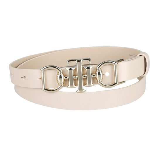 Tommy Hilfiger Th Horsebit Plaque Buckle Cinturón Mujer