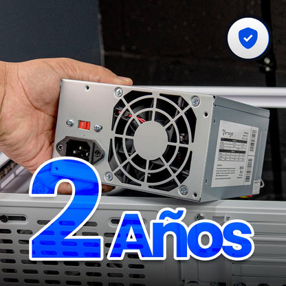 Vorago Fuente de Poder 500W ATX PSU-101 20+4 Pines x 1, CPU 4 Pines x 1, SATA x 2 Periféricos 4 Pines x 2, Floppy 4 Pines x 1