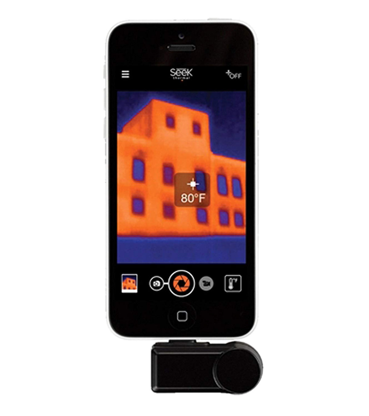 Seek Generador térmico de imágenes para iOS (Apple), negro
