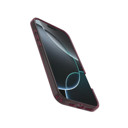 OtterBox Carcasa Symmetry para iPhone 16 Pro Max Foxberry Pink | Transparente, Protección DROP+, 40% plástico reciclado
