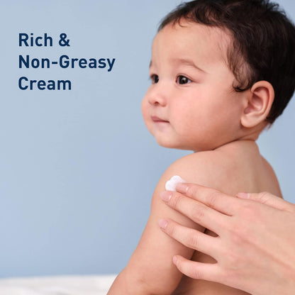 CERAVÉ BABY | Crema Hidratante para bebés | con Ceramidas y Ácido Hialurónico | Repara la barrera cutanea | 142ml