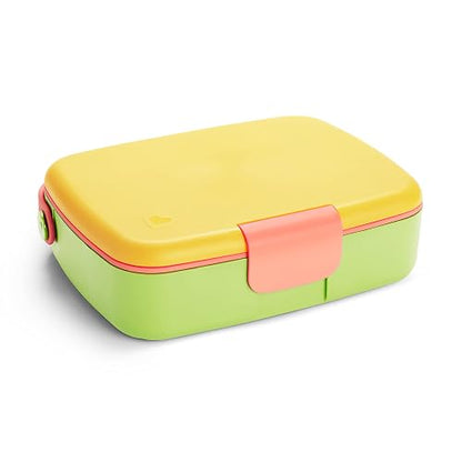 Munchkin Bento Box - Lunchera infantil, color amarillo