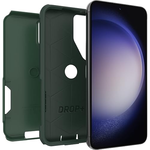 OtterBox - Funda para Galaxy S23 Commuter Series – Trees Company (Verde), Delgada y Resistente, Apta para el Bolsillo, con protección de Puerto