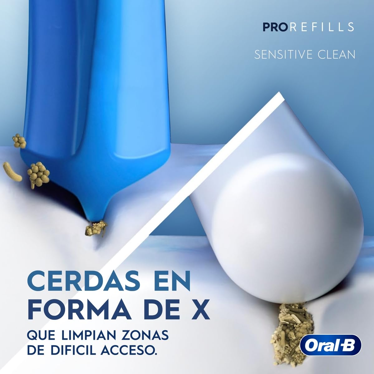 Oral-B Repuesto Cepillo Dental Eléctrico Advanced Clean, 2 Uds