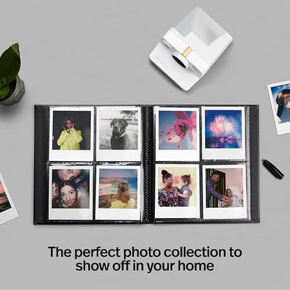 Polaroid Álbum de fotos - Negro - Álbum de fotos grande para fotos instantáneas Polaroid i-Type, 600 y SX-70, capacidad para 160 fotos (6368)
