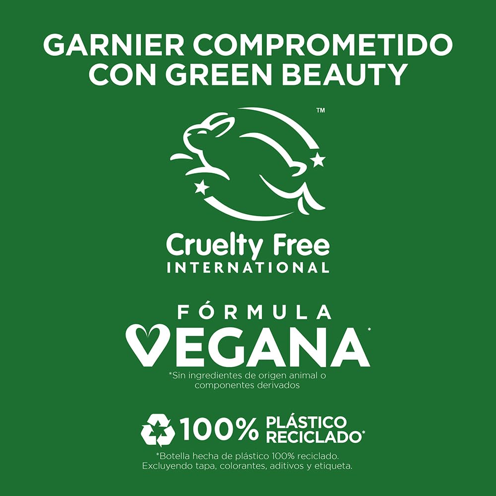 Kit Garnier Fructis Borrador de Daño y Control Grasa Rutina completa: Shampoo 650 ml + Acondicionador 650 ml + Crema para Peinar 300 ml, Reparación Purificante para Cabello Dañado con Raíces Grasas