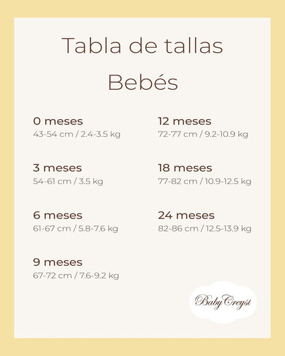 Baby Creysi Paquete de 4 Pañaleros Térmicos de Manga Larga para Bebé 100% Algodón