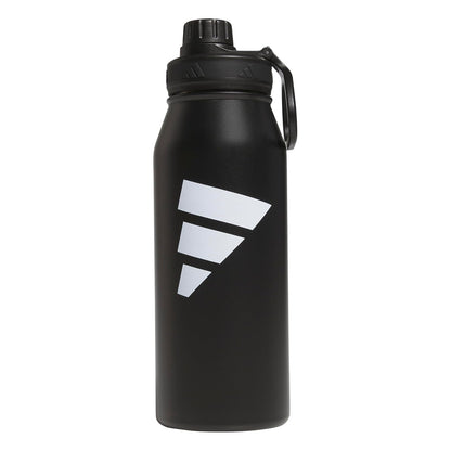 Adidas Botella de Acero Inoxidable 1L Doble Pared Negro/Blanco