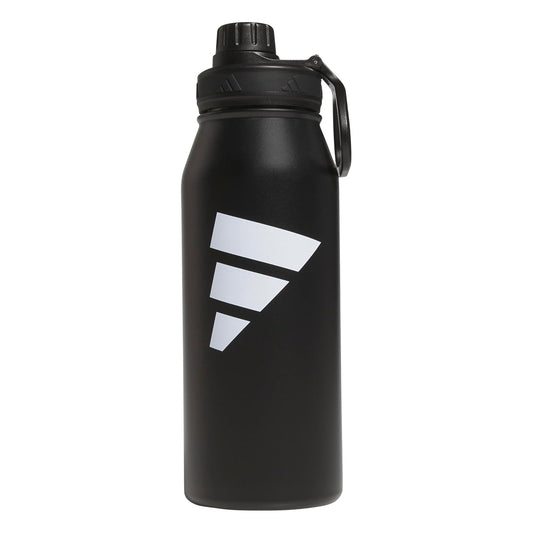 Adidas Botella de Acero Inoxidable 1L Doble Pared Negro/Blanco