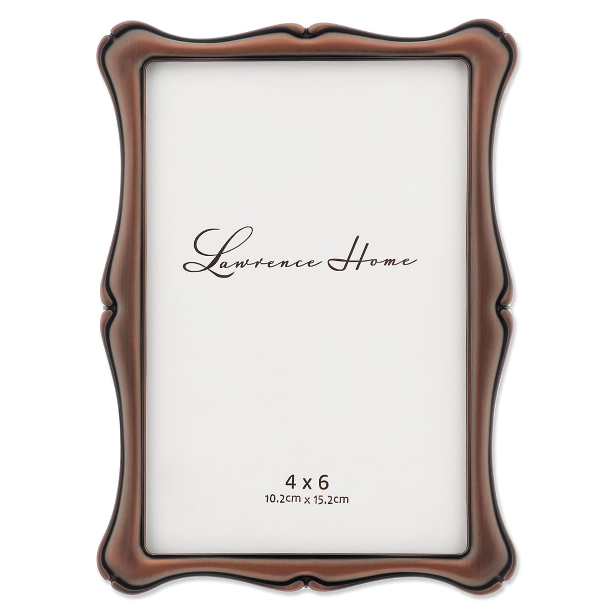 Lawrence Frames Marco de Fotos de Metal Plateado - 10.16 x 15.24 cm (4x6 pulg) - Bronce