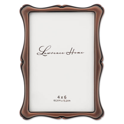 Lawrence Frames Marco de Fotos de Metal Plateado - 10.16 x 15.24 cm (4x6 pulg) - Bronce