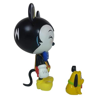 Enesco World of Miss Mindy Presents Disney - Figura de Vinilo de Punto de colección Disney, Mickey Mouse, Multicolor, 17.78 cm, 1