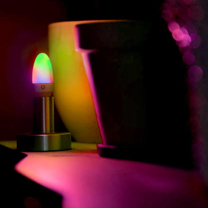 LIFX - foco LED de vela inteligente de color, base E26, efecto de llama Wi-Fi RGBW con 26 zonas LED, regulable, modos de llama y morfo, aplicación + control de voz (Alexa, Google, Siri), 1500K – 9000K