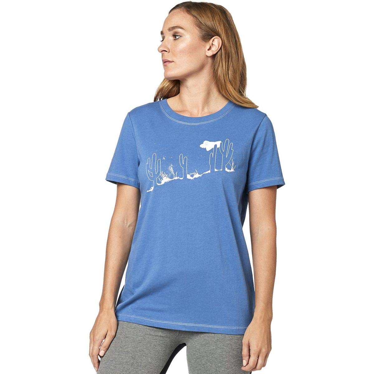Fox Racing Playera de Cuello Redondo. Camiseta para Mujer