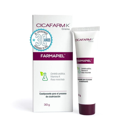Cicafarm K Crema Reparadora para Cicatrización 30 g | Centella asiática, cicatrices recientes, raspaduras y cirugías superficiales