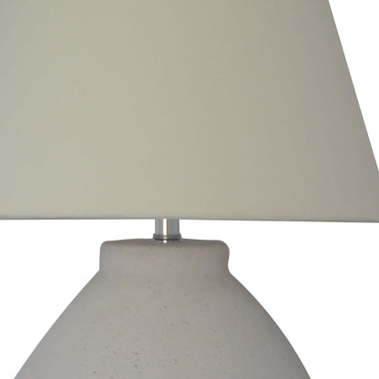 Luzerna CM-0205 Lámpara De Mesa Fagu Chica, Color Escarcha Mate, 1 Unidad