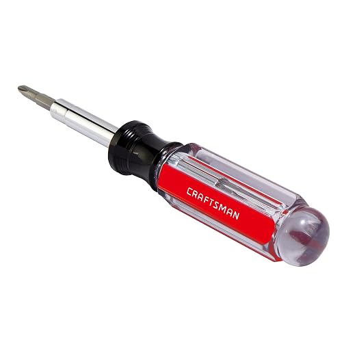 CRAFTSMAN - Juego de destornilladores múltiples, 6 en 1, mango de acetato (CMHT66052)