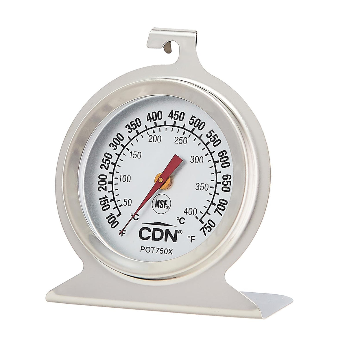Termómetro de horno ProAccurate DOT2 con certificación NSF., ProAccurate termómetro de horno para altas temperaturas, Plateado, 1