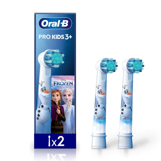 ORAL-B Disney Frozen Repuesto Cepillo Dental Eléctrico para Niños (+3), 2 Uds