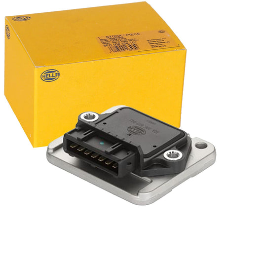 Hella 5DA 006 623-941 Unidad de Mando de Sistema de Encendido, 12 V, 7 Polos, Atornillado, Plateado