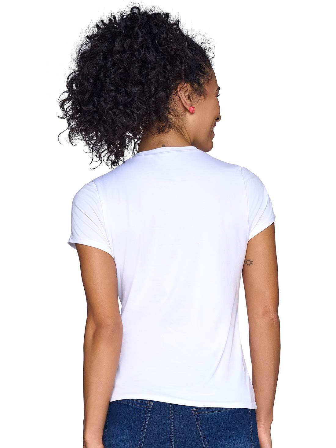 Ilusion Mujer Playera Manga Corta Escote Redondo Tela Extra Suave Cómoda y práctica 45626
