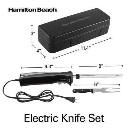 Hamilton Beach Set Electric Carving Knife for Meats