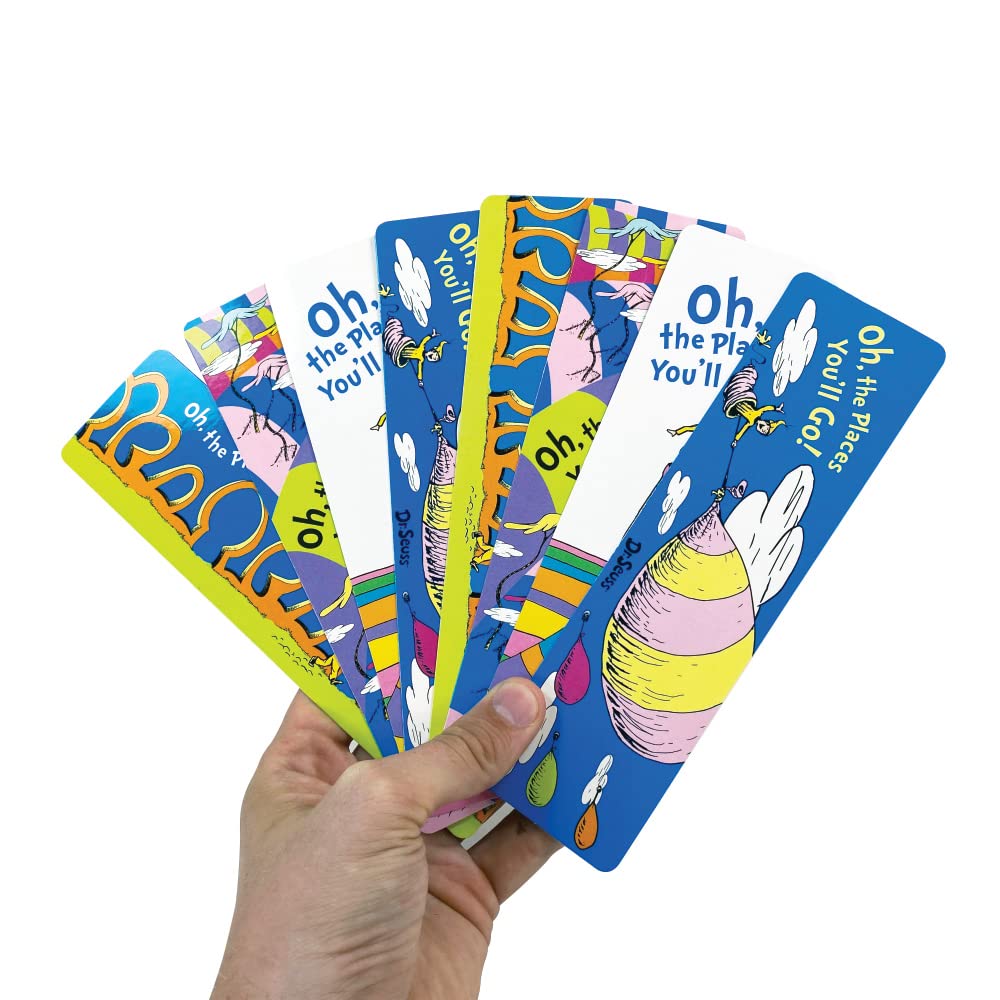 Dr Seuss Oh the Places You'll Go - Juego de mesa [Importado de Alemania], Bookmark Assortment Set