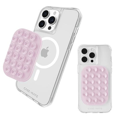 Case-Mate Stick it! Soporte magnético para teléfono con Ventosa | Soporte de succión a presión para iPhone Pro MAX Serie 16/15/14/13 | Soporte de succión Desmontable para teléfono con succión MagSafe