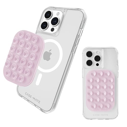 Case-Mate Stick it! Soporte magnético para teléfono con Ventosa | Soporte de succión a presión para iPhone Pro MAX Serie 16/15/14/13 | Soporte de succión Desmontable para teléfono con succión MagSafe
